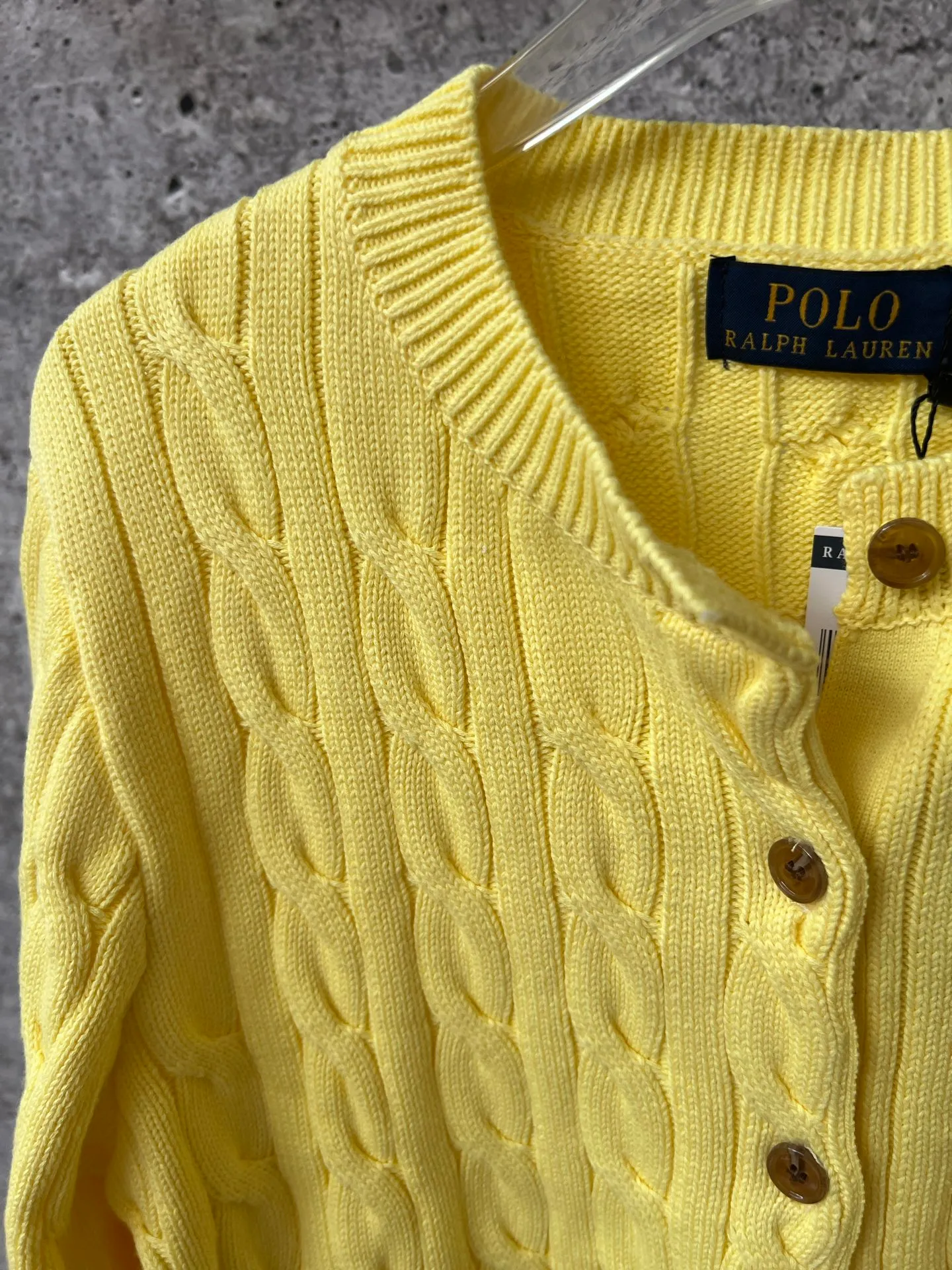 P240 Ralph Lauren autumn women's knitted rubber flower cardigan sweater, Xiaohongshu traffic password, classic rubber flower cardigan buttons, original pure cotton yarn craftsmanship, slim fit upper body, lazy old money style